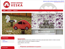 Tablet Screenshot of dcveska.cz